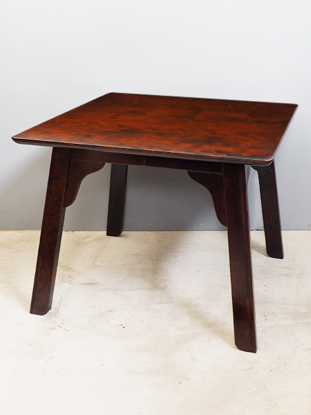 北海道民芸家具　ミニテーブル　花台　再塗装済　USED 北海道民芸家具<br>桜材<br>ダイニングテーブル | アンティーク山本商店