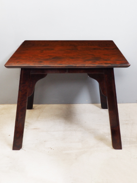 北海道民芸家具 テーブル サイドテーブル ダイニングテーブル 花台 ビンテージ 北海道民芸家具<br>桜材<br>ダイニングテーブル | アンティーク山本商店