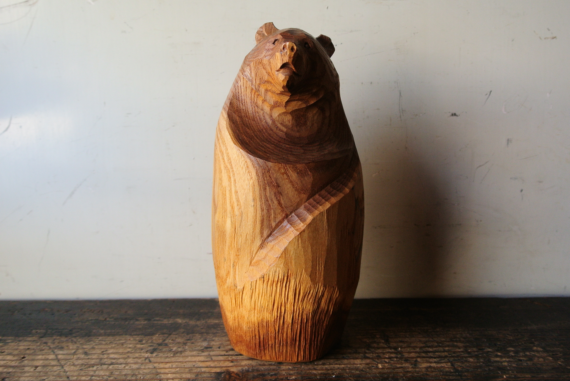 三好純男 木彫り熊 - アンティーク雑貨・古道具の札幌 アンティーク