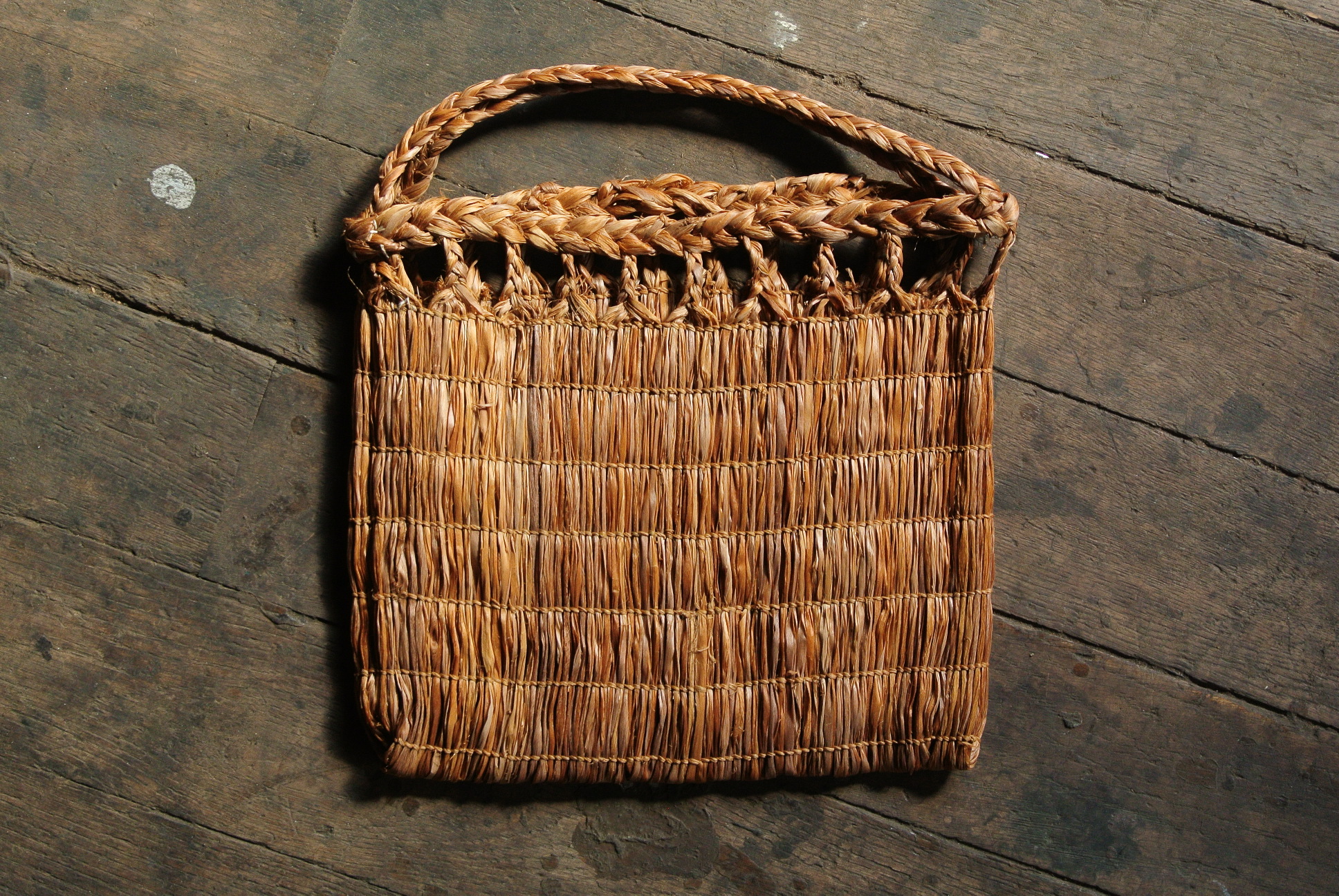 アイヌ民具 編み袋 サラニプ - アンティーク雑貨・古道具の札幌