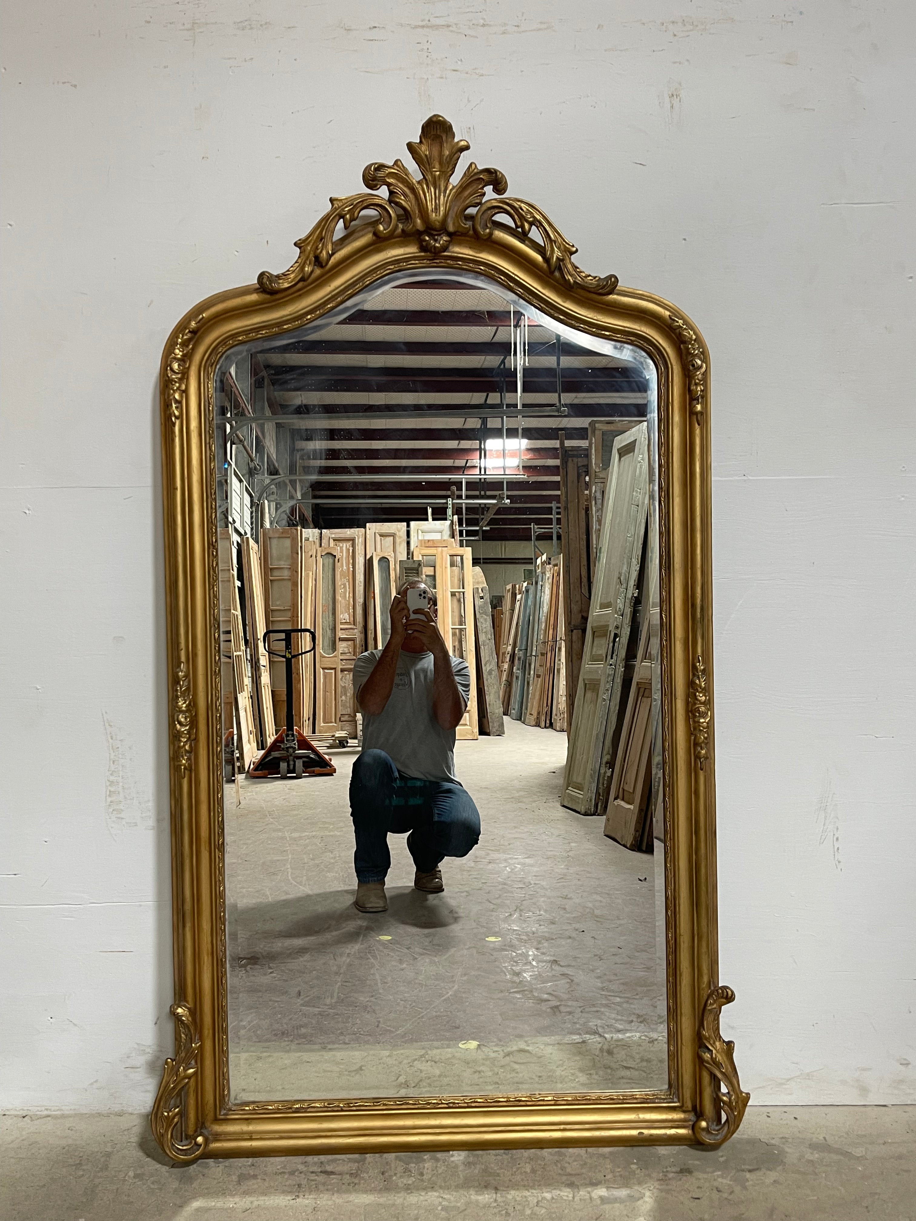 French Inspired mirror (72x39) K902 – Antiques & Vintage Texas