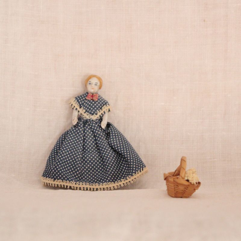 パリアンドール 3 in/Antique Doll/お人形-ミニョネット/ビスクドール