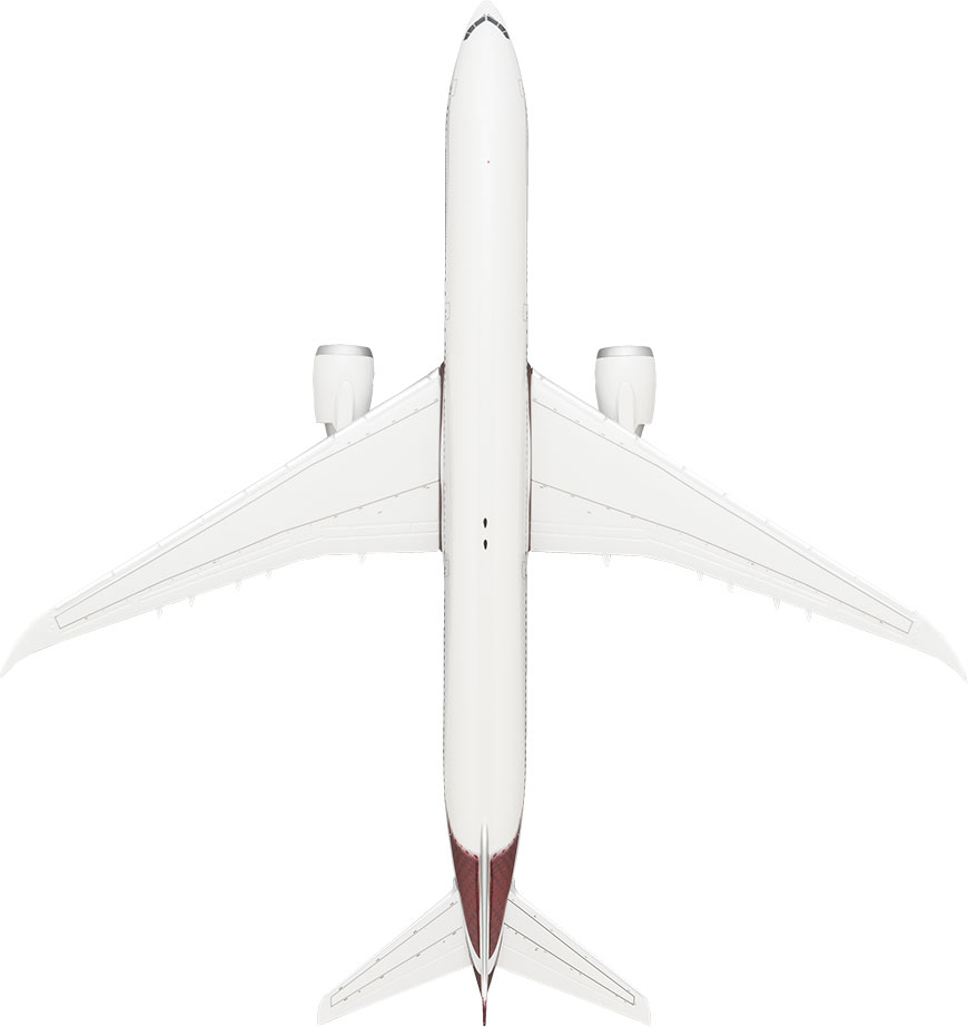 9X20101 1:200 BOEING 777-9 BOEING ハウスカラー 空中姿勢 完成品