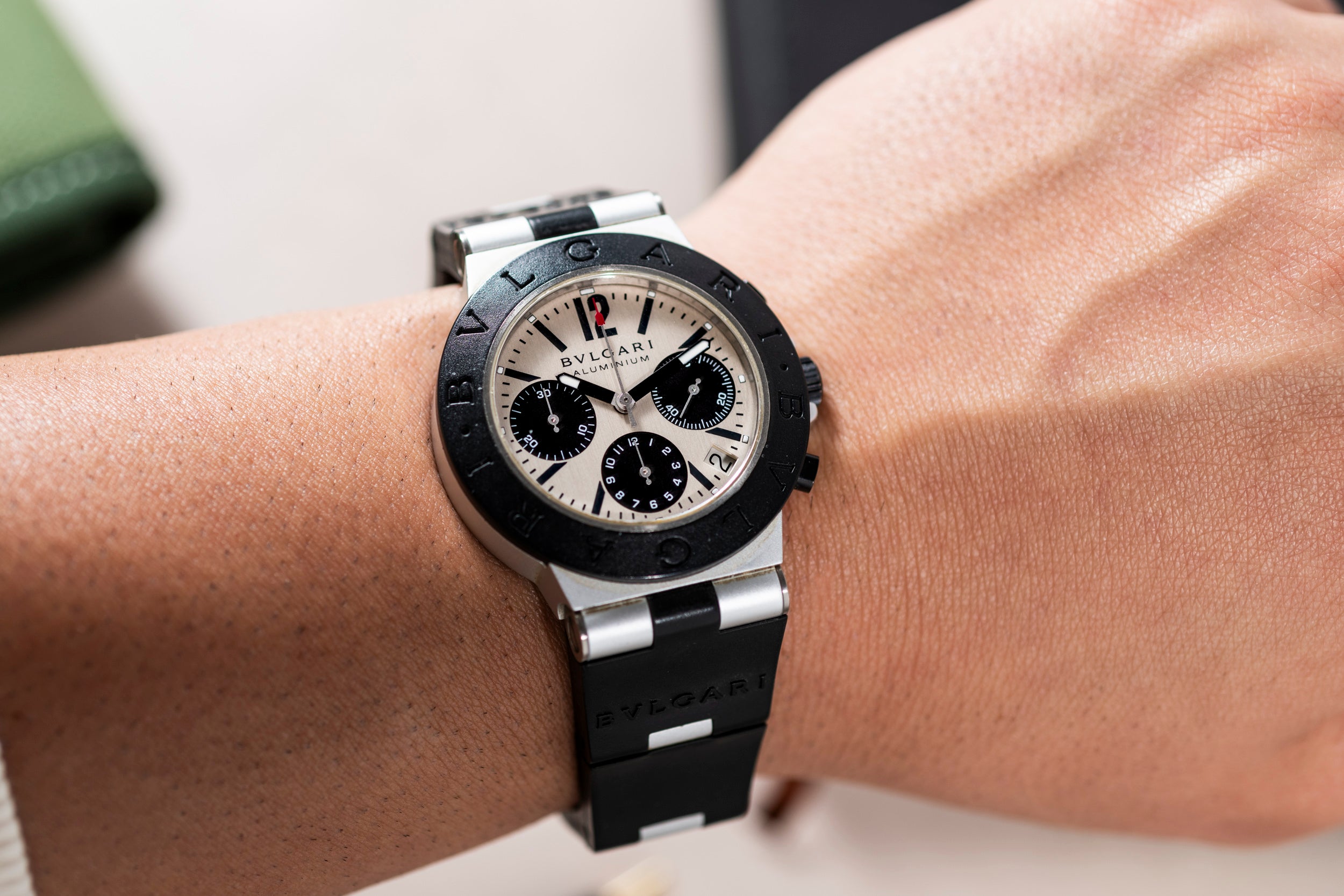 Bvlgari Diagono 'Panda' Chronograph – Analog:Shift