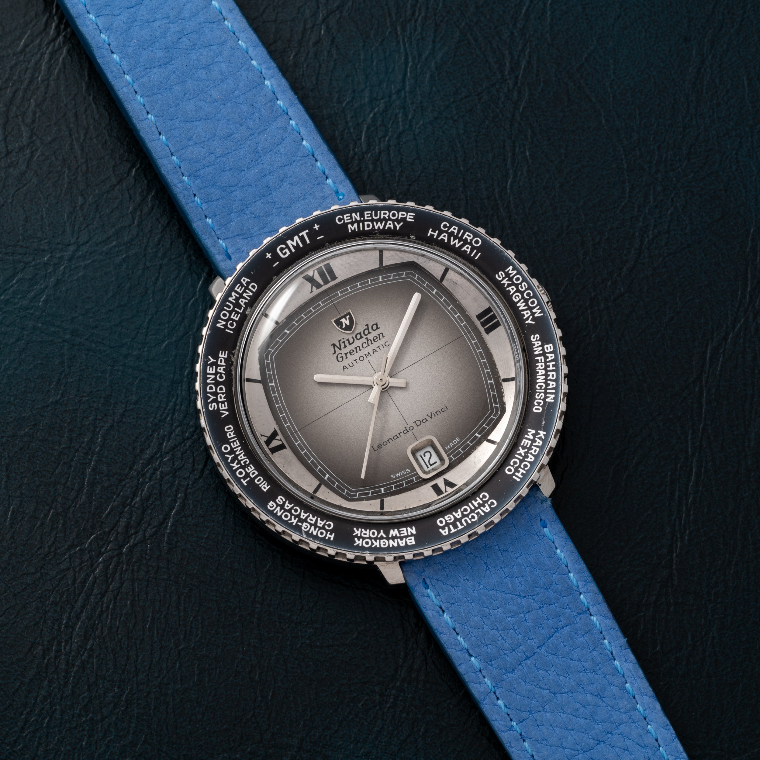 Nivada Grenchen Leonardo Da Vinci Worldtime GMT – Analog:Shift