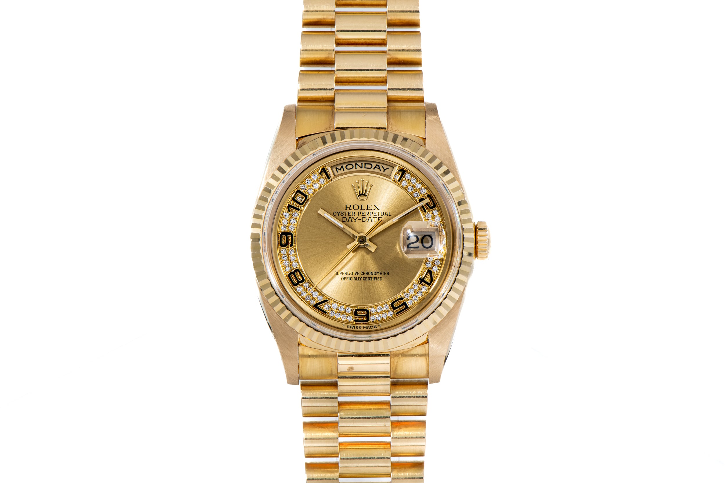 Rolex Day-Date 'Myriad' Diamond Dial – Analog:Shift