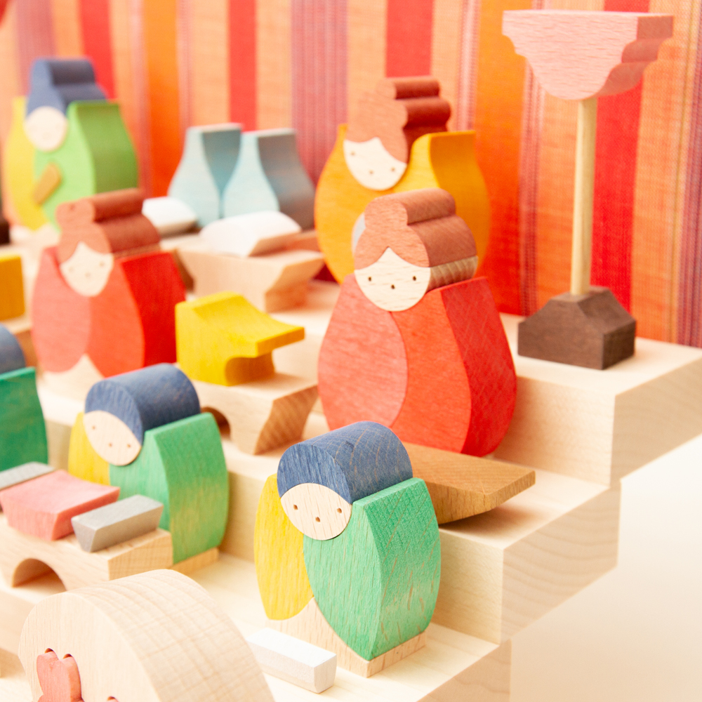 つぼみびな五段飾り【小黒三郎のひな人形】【KH427 R】 | ANDCHILD