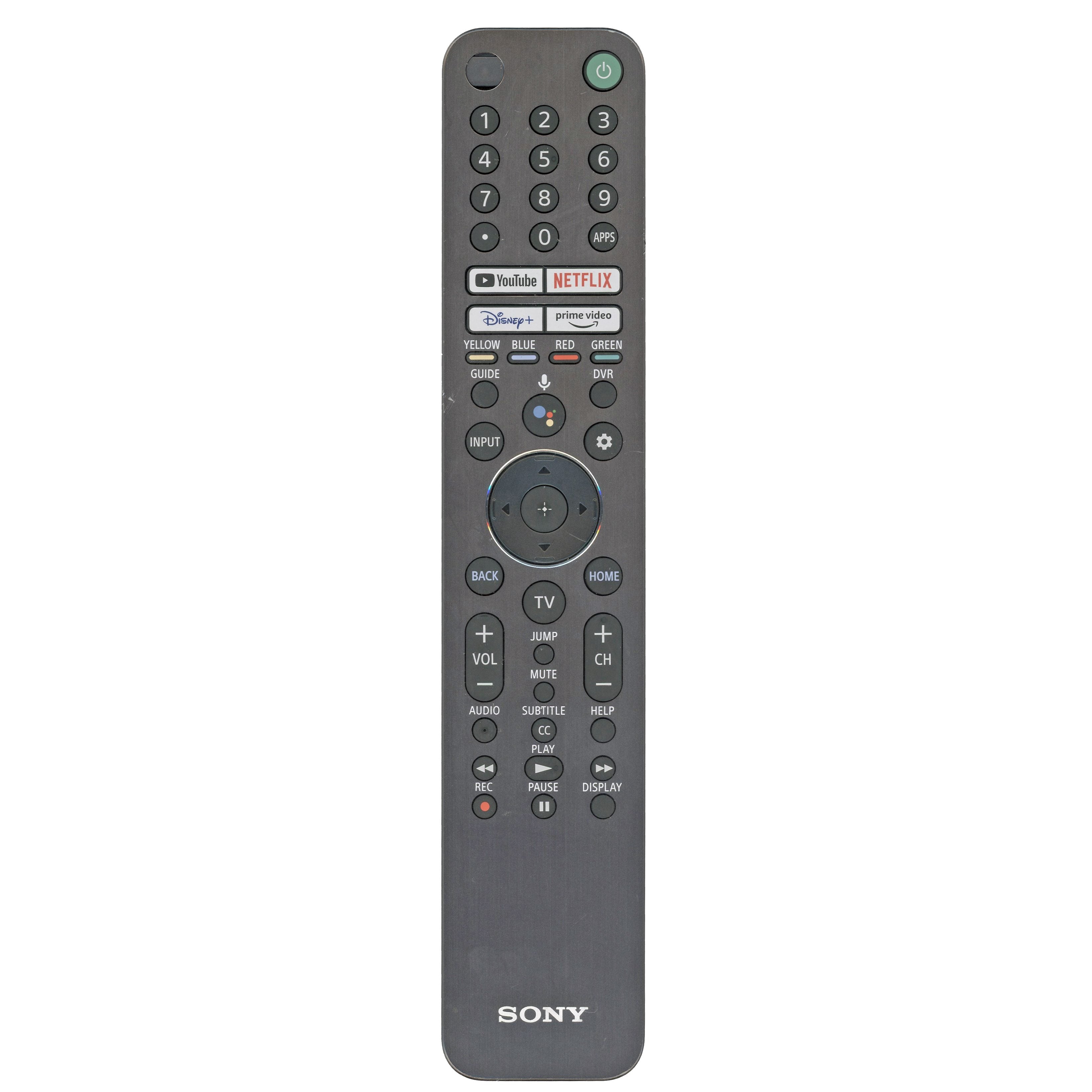 Sony RMF-TX621U Backlit Smart TV Remote Control with Voice | Metal Fro