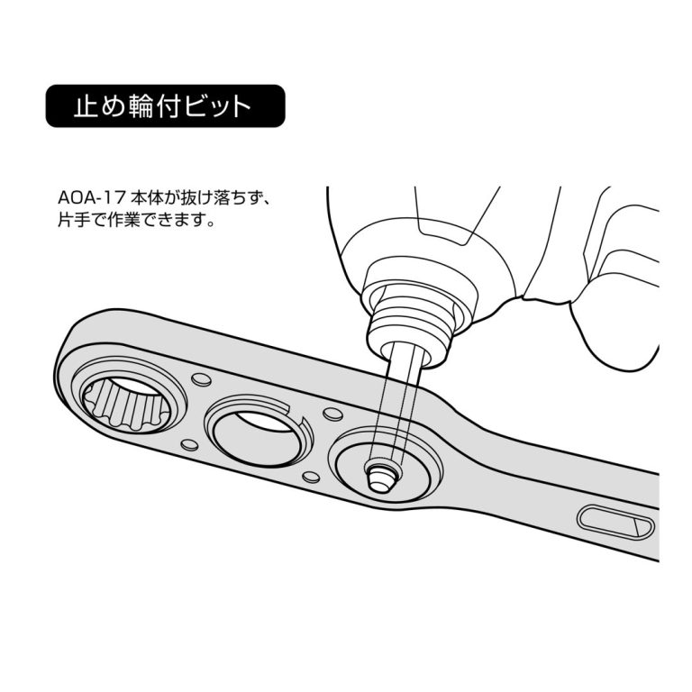 オフセットアダプター17mm ソケットセット | ANEXブランドのドライバー