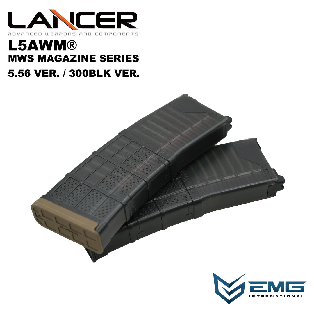 EMG Lancer Systems L5AWM V2 MWS Magazine – High-Capacity & Durable