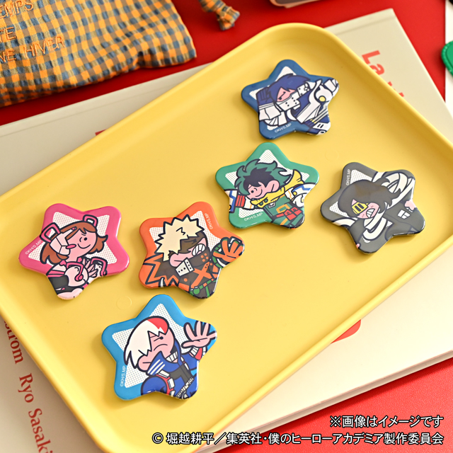 僕のヒーローアカデミア｜星型缶バッジ（緑谷出久）