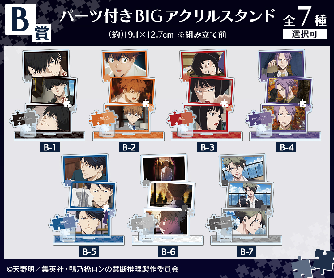 くじメイト】TVアニメ「鴨乃橋ロンの禁断推理」オンラインくじ