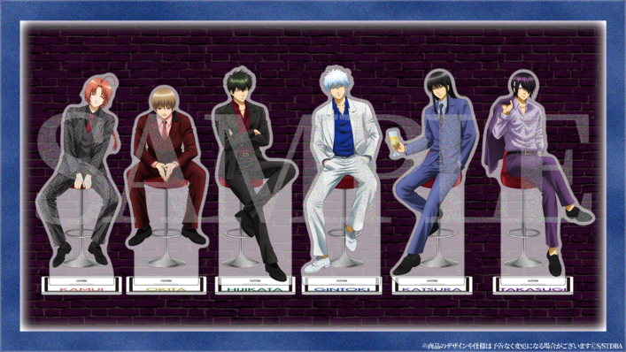 銀魂 アニプレックス Blu-ray 購入特典 缶バッジ アクリルスタンド Blu