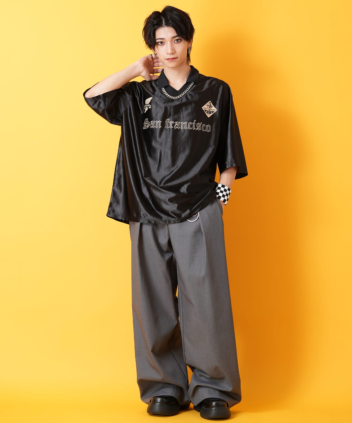 ナンバリングサッカーゲームシャツ / メンズ レディース オーバー