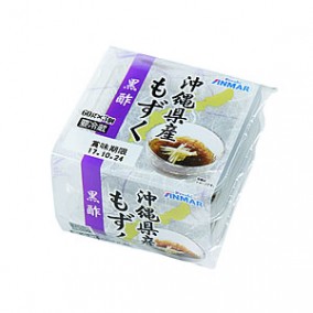沖縄県産味付もずく 黒酢 3パック｜商品案内｜株式会社ホクガン