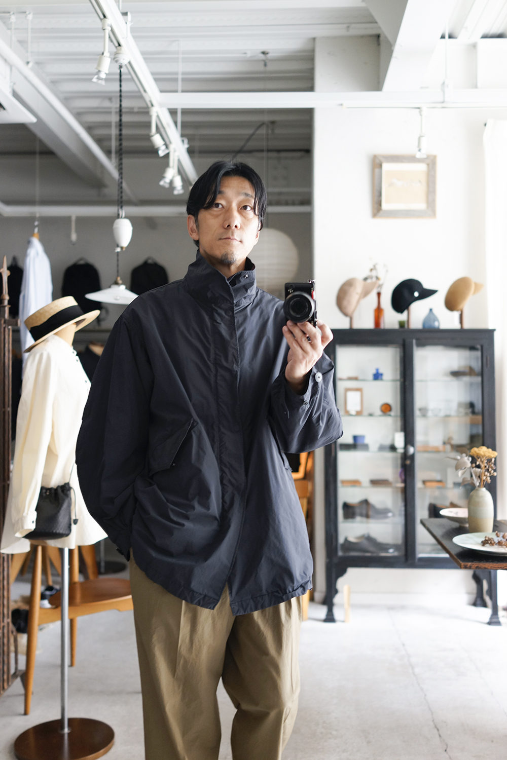 ATON」AIR WEATHER | SHORT MODS COAT | ANOTHER LOUNGE