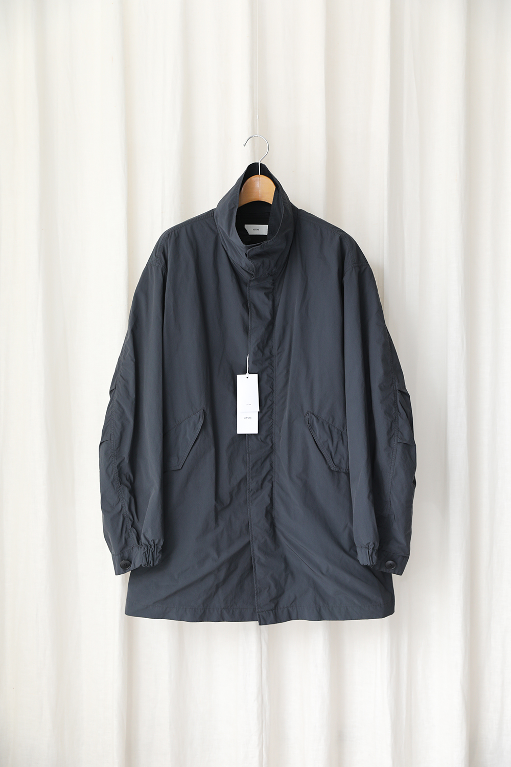 ATON」AIR VENTILE SHORT MODS COAT | ANOTHER LOUNGE