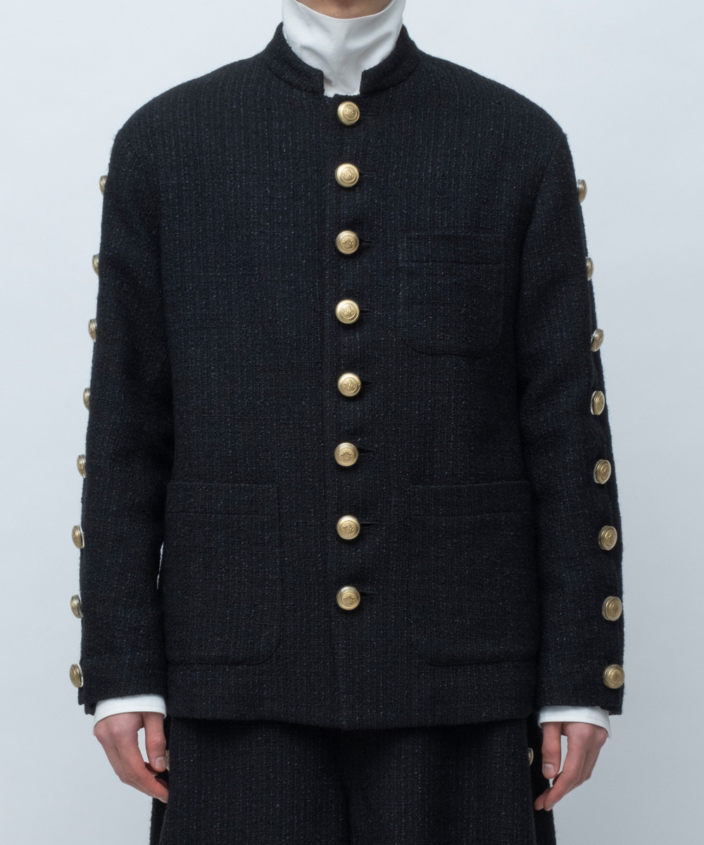 MAO-COLLAR BUTTON JACKET｜ANREALAGE OFFICIAL ONLINE SHOP