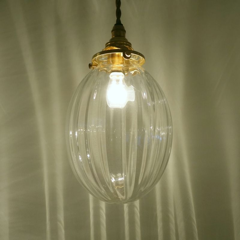 タマゴ型ペンダントライト クリアモールアトリエ Ansan