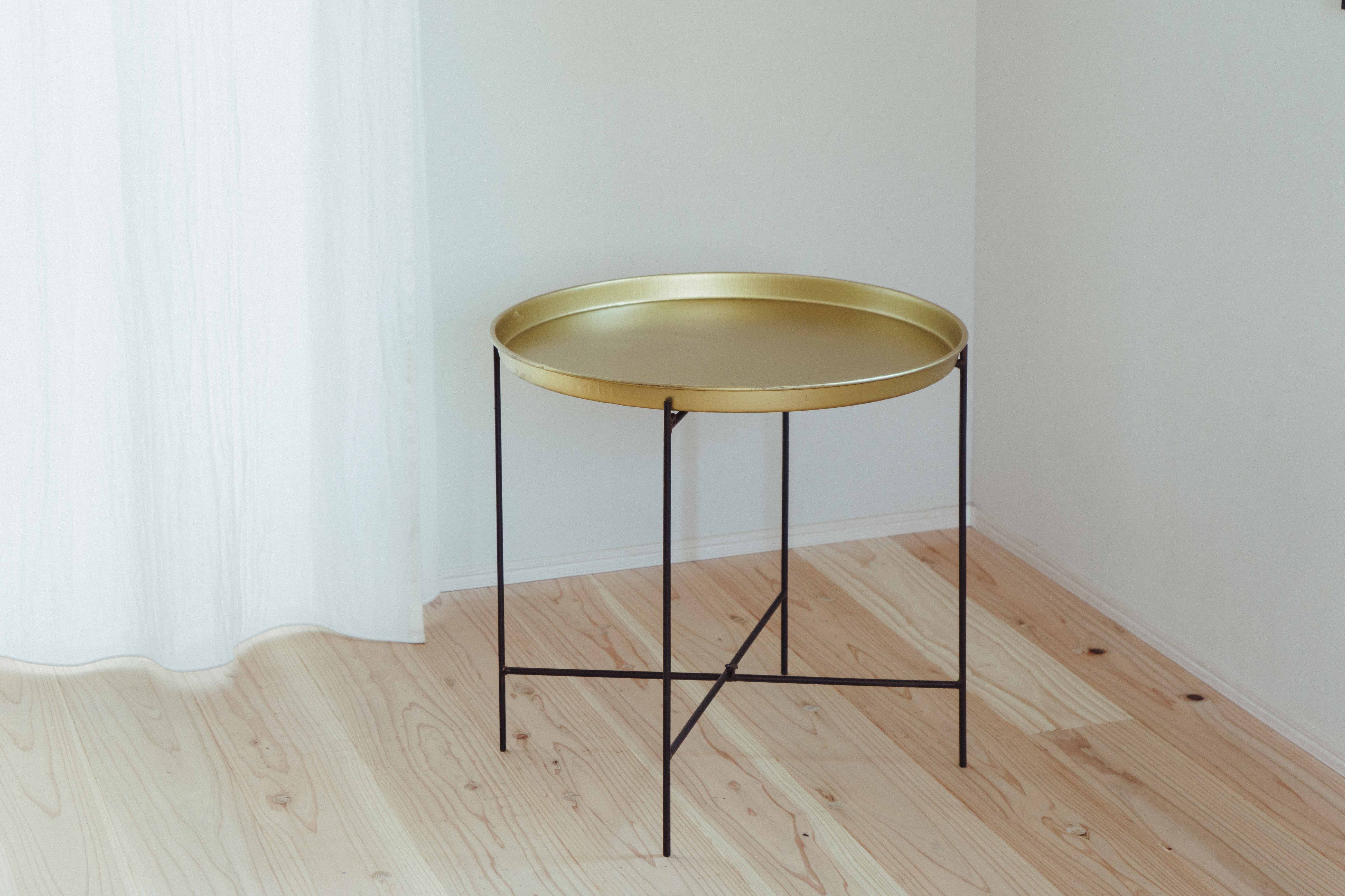 ブラス ラウンドサイドテーブル | 青山フラワーマーケット｜花束