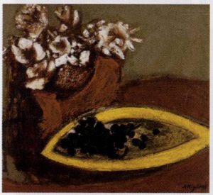 三岸節子「静物」三岸節子の会鑑定登録証書付 水墨3号 文化功労者 日本