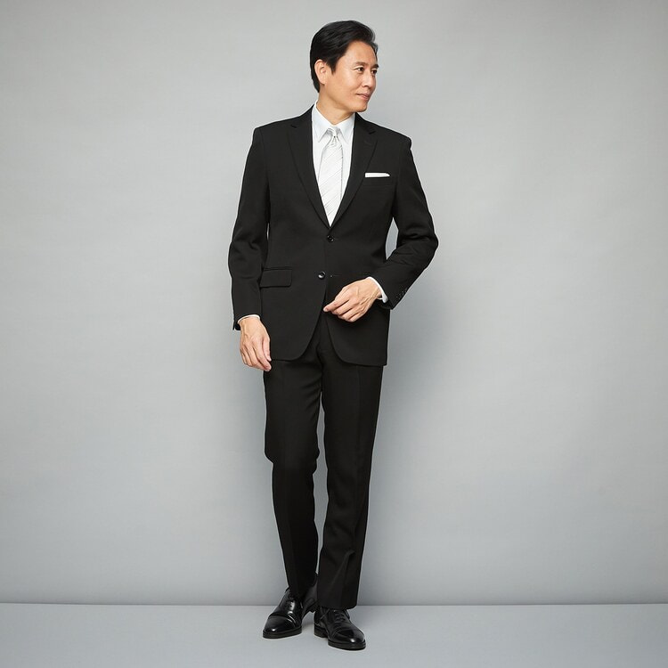 E・K体【通年】ナノブラック加工 シングルフォーマルスーツ BELLUMORE