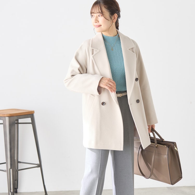 特価】【WEB限定価格】ウールラグランピーコート ベージュ【AOKI公式通販】