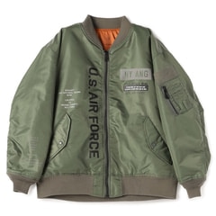 SizeMAX】AVIREX リフレクトステンシルMA-1ジャケット【AOKI公式通販】