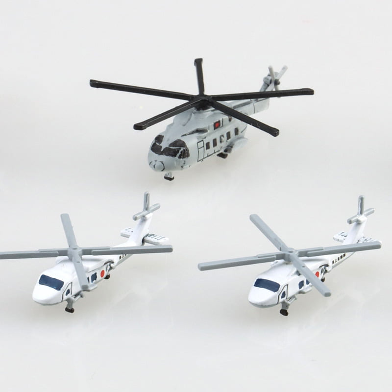 1/700 ヘリコプター6機と格納庫セット 1/700 ヘリコプター6機と格納庫