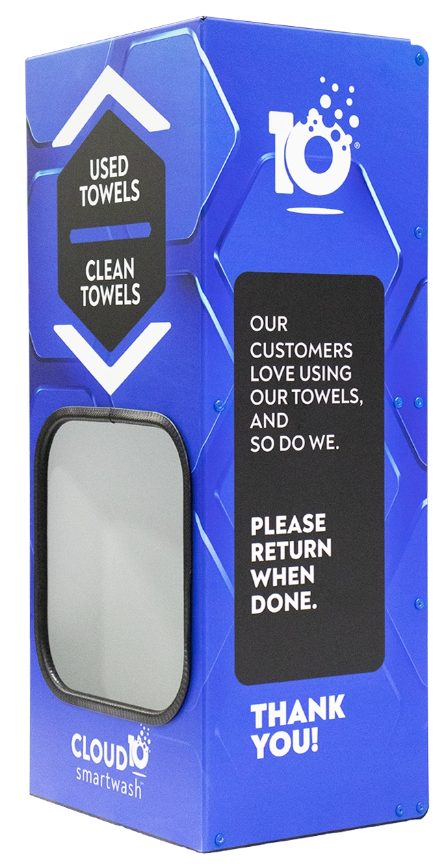 Universal Vacuum Post Towel and Detailing Station - ABC Wash Systems