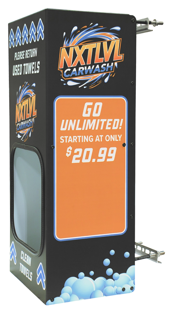 Universal Vacuum Post Towel and Detailing Station - ABC Wash Systems