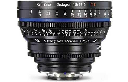 ZEISS Compact Prime CP.2 18mm T3.6 EF and PL Mount Lens - Video