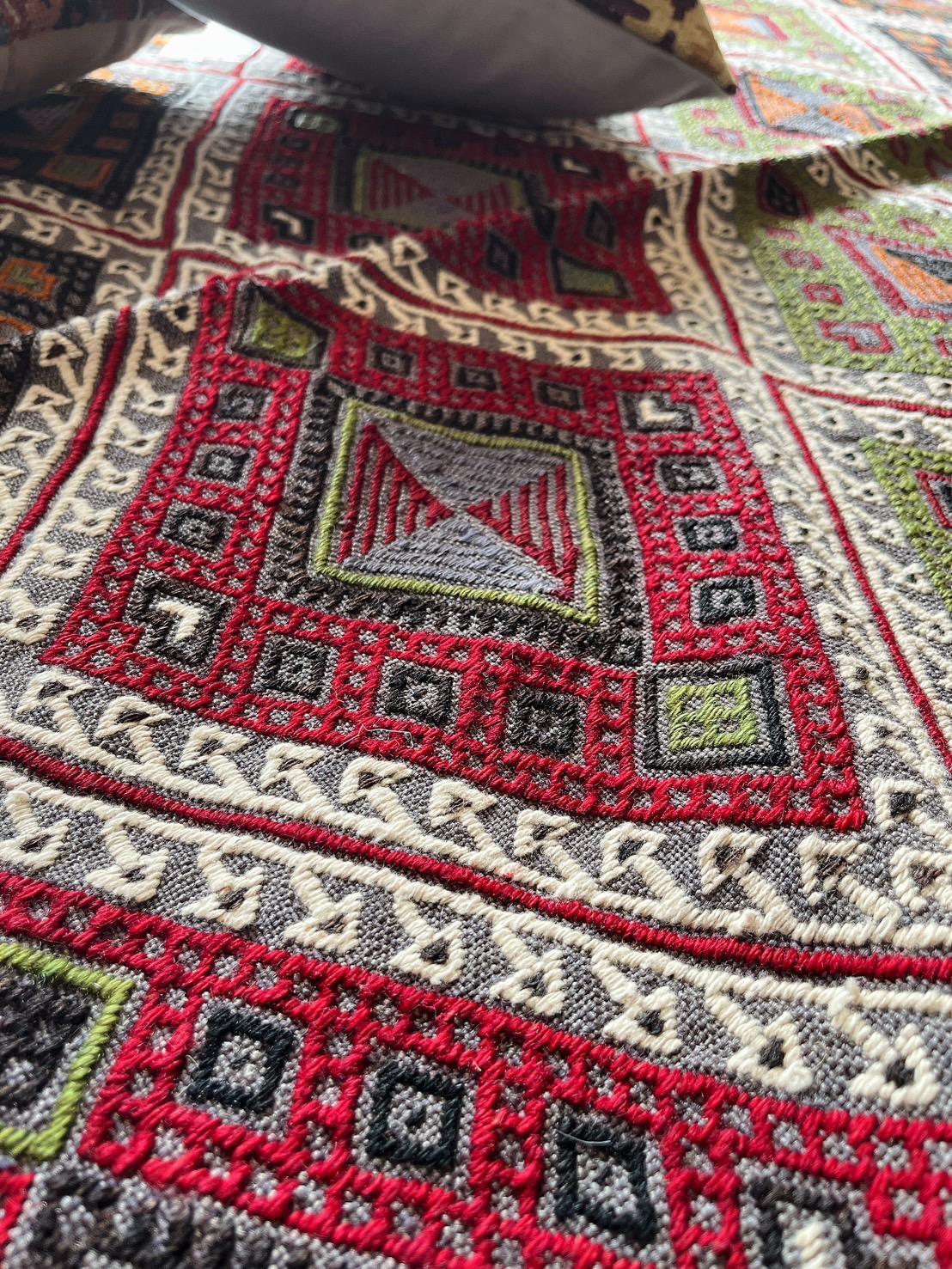 オールドキリム（ジジム）・トルコ 147×123cm-オールドキリム-｜abraj