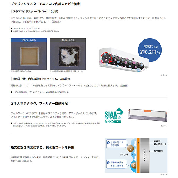 AY-P28H-W シャープ ルームエアコン P-Hシリーズ 主に10畳用 ホワイト