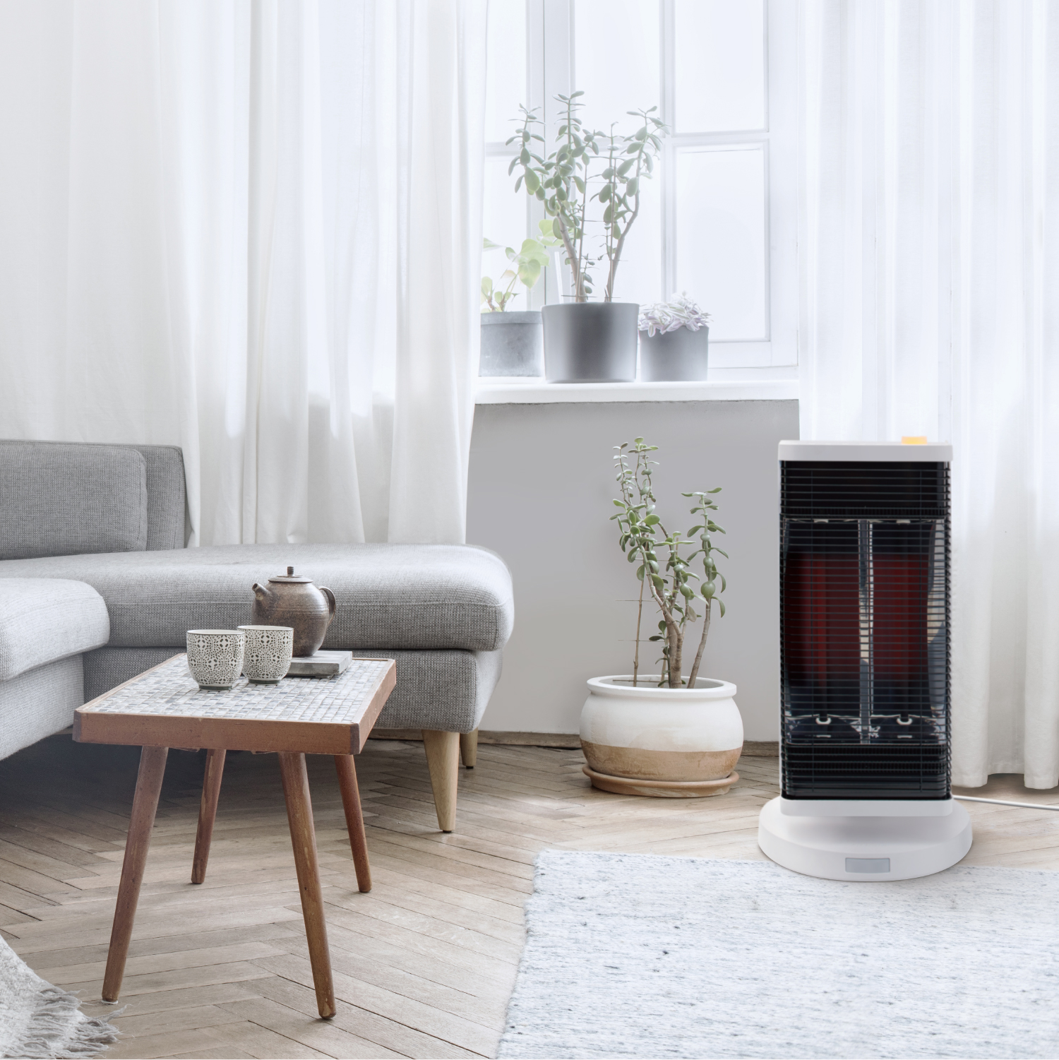 遠赤外線暖房機 セラムヒート 特長 （ぴちょんくんのお店取扱製品