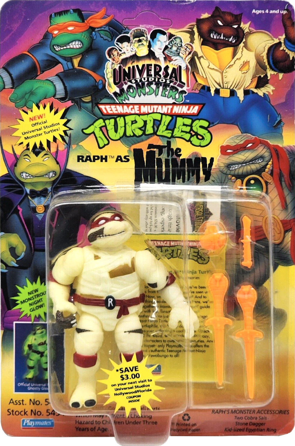 Teenage Mutant Ninja Turtles Playmates Raph as The