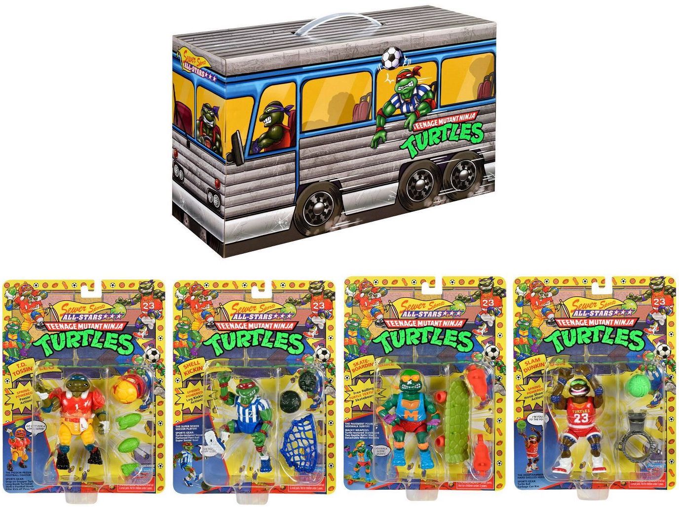 Teenage Mutant Ninja Turtles Playmates Sewer Sports - 4