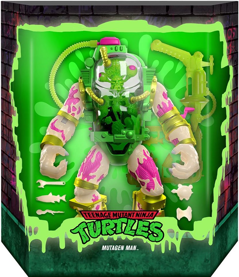Teenage Mutant Ninja Turtles Super7 Mutagen Man (Glow in the Dark