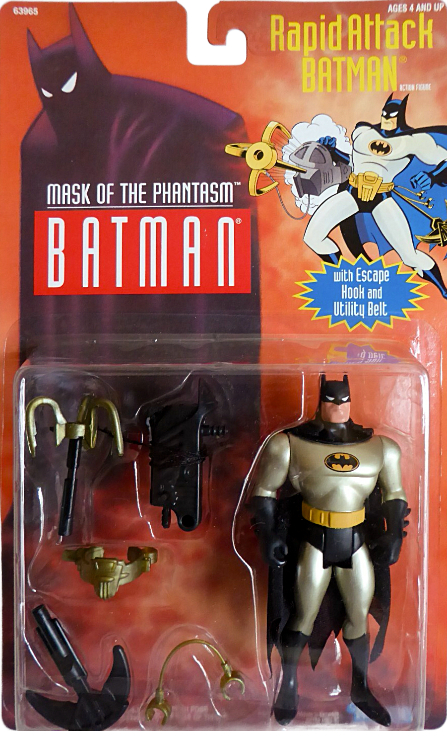 DC Kenner Batman: The Animated Series Batman (Rapid Attack) (Mask