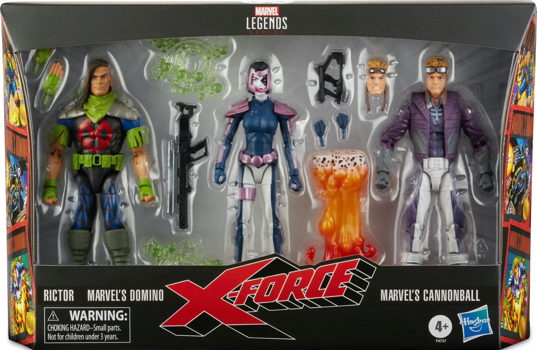 Marvel Legends Exclusives Domino Rictor and Cannonball X-Force