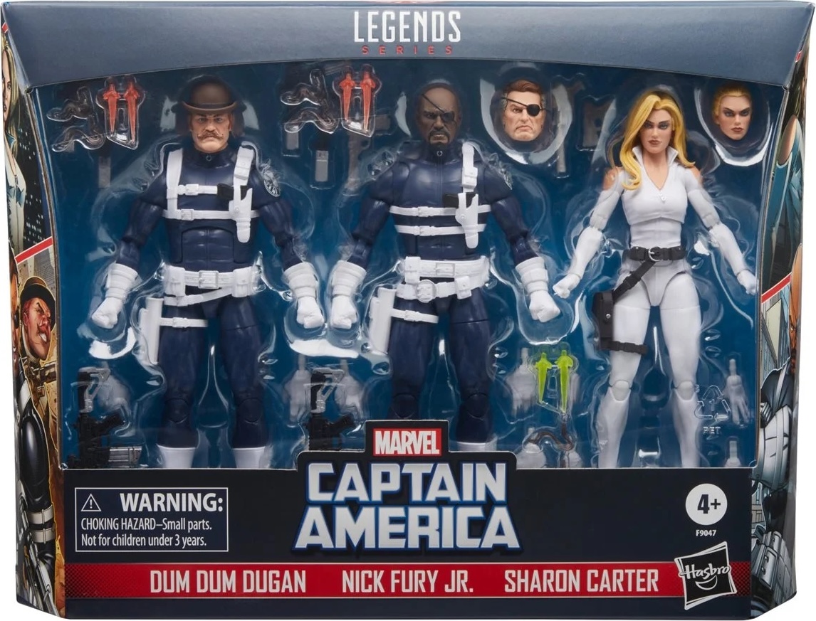 Marvel Legends Exclusives Shield 3 Pack (Dum Dum Dugan, Sharon