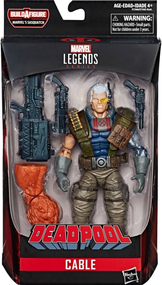 Marvel Legends Cable Sasquatch Build A