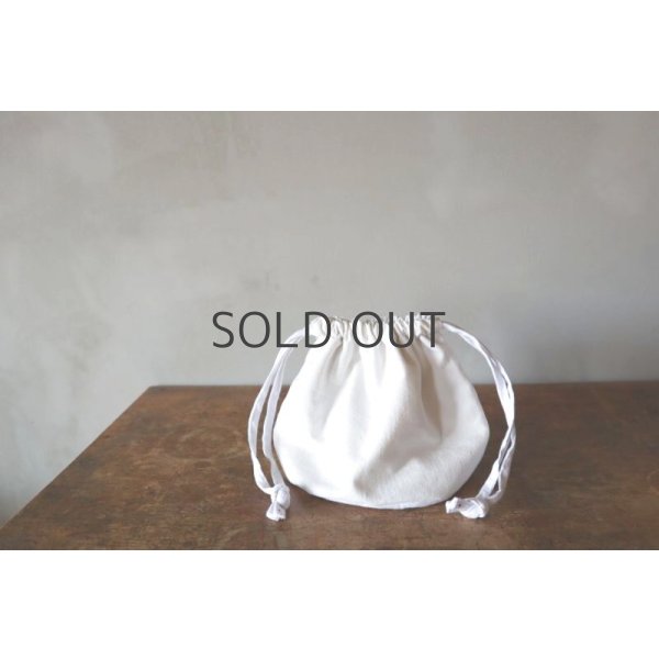 conocone/アンティークリネン巾着袋 - acutti