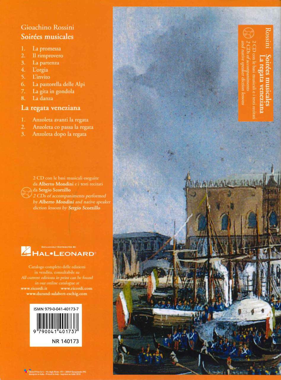 アカデミアミュージック / Soirees musicales; La regata veneziana (+2CD)