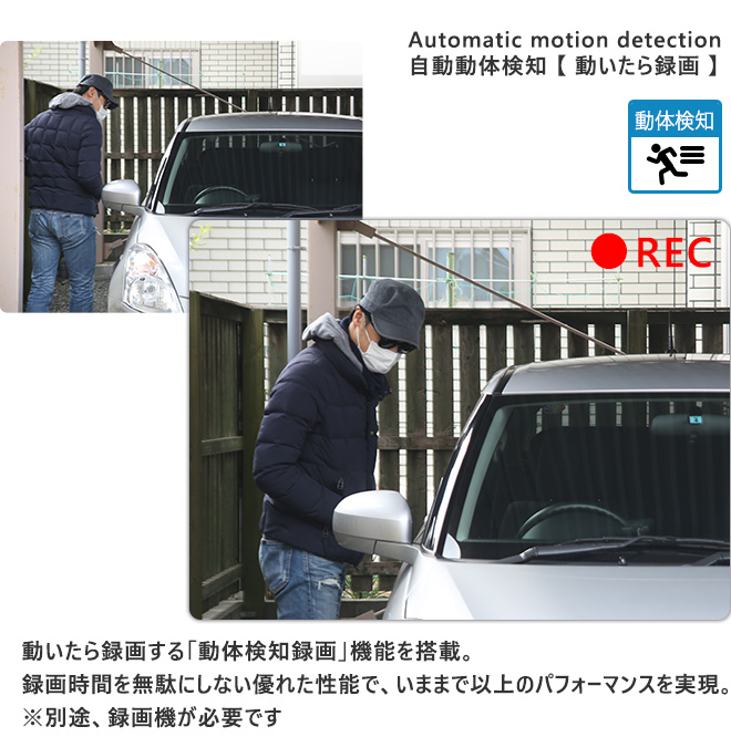 集音マイク搭載 200万画素 防犯カメラ 防雨 ブラック色 SX-200b/防犯