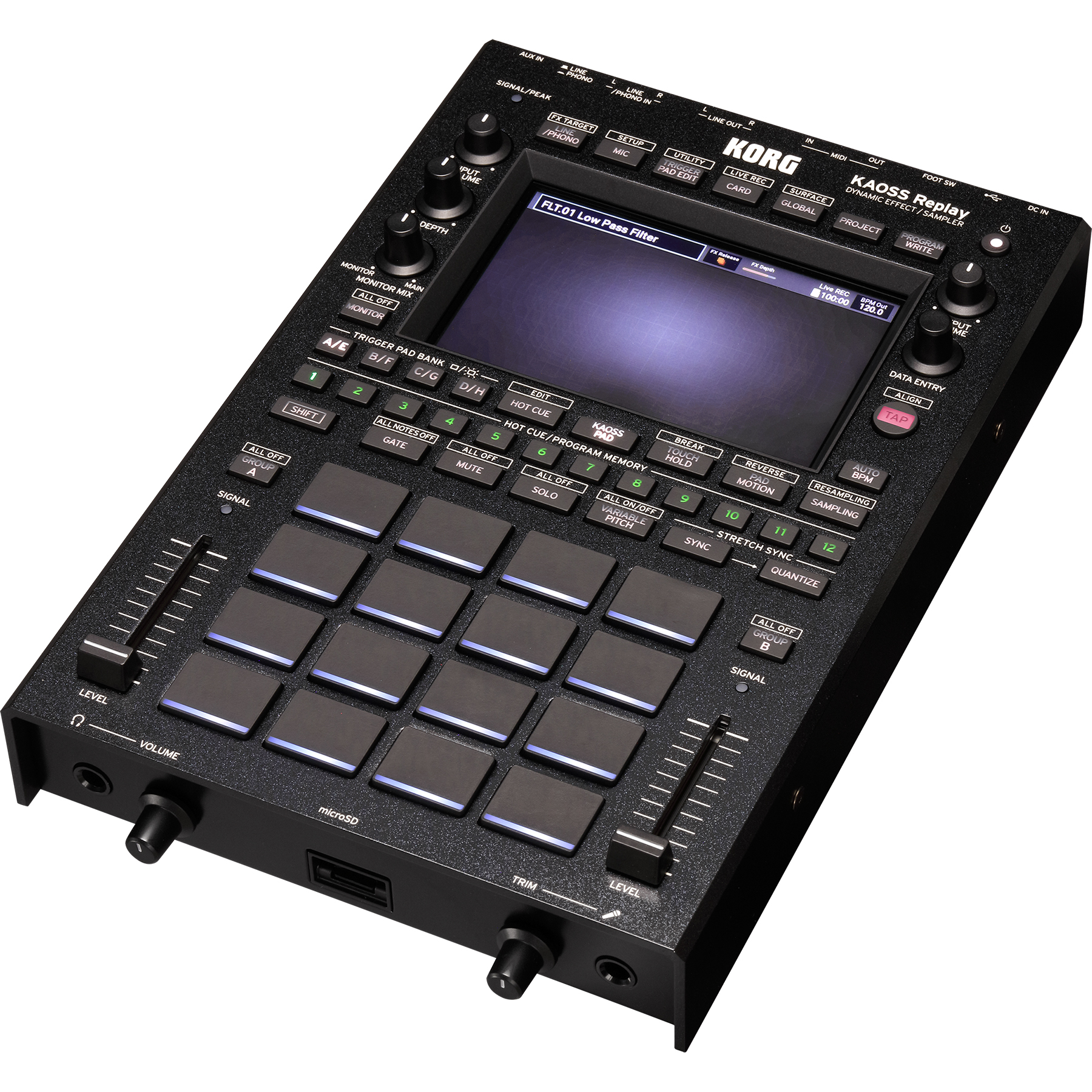 Korg KAOSS Replay Dynamic Effects Sampler DJ Controller - Canada's