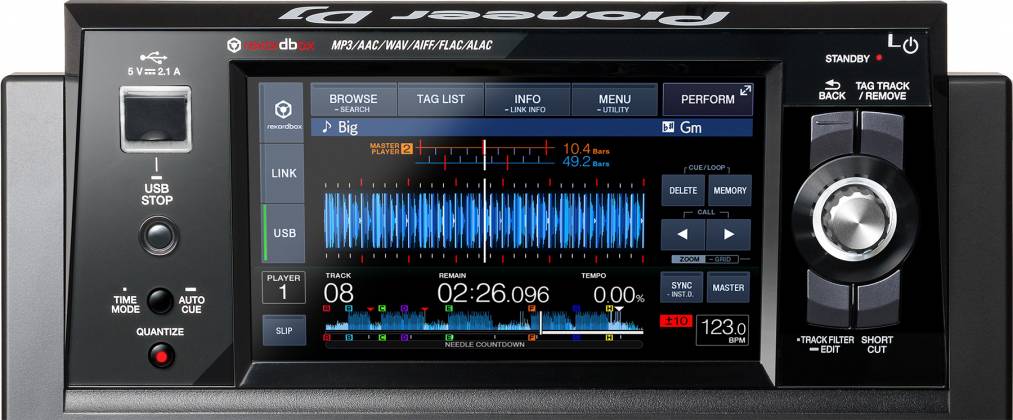 Pioneer DJ XDJ-1000MK2 Professional Omnimedia Player w/ Rekordbox