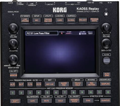 Korg KAOSS Replay Dynamic Effects Sampler DJ Controller - Canada's