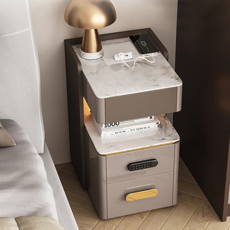 ACEX公式/ベッドナイトテーブル 高級感 贅沢感 Bluetoothスピーカー付き