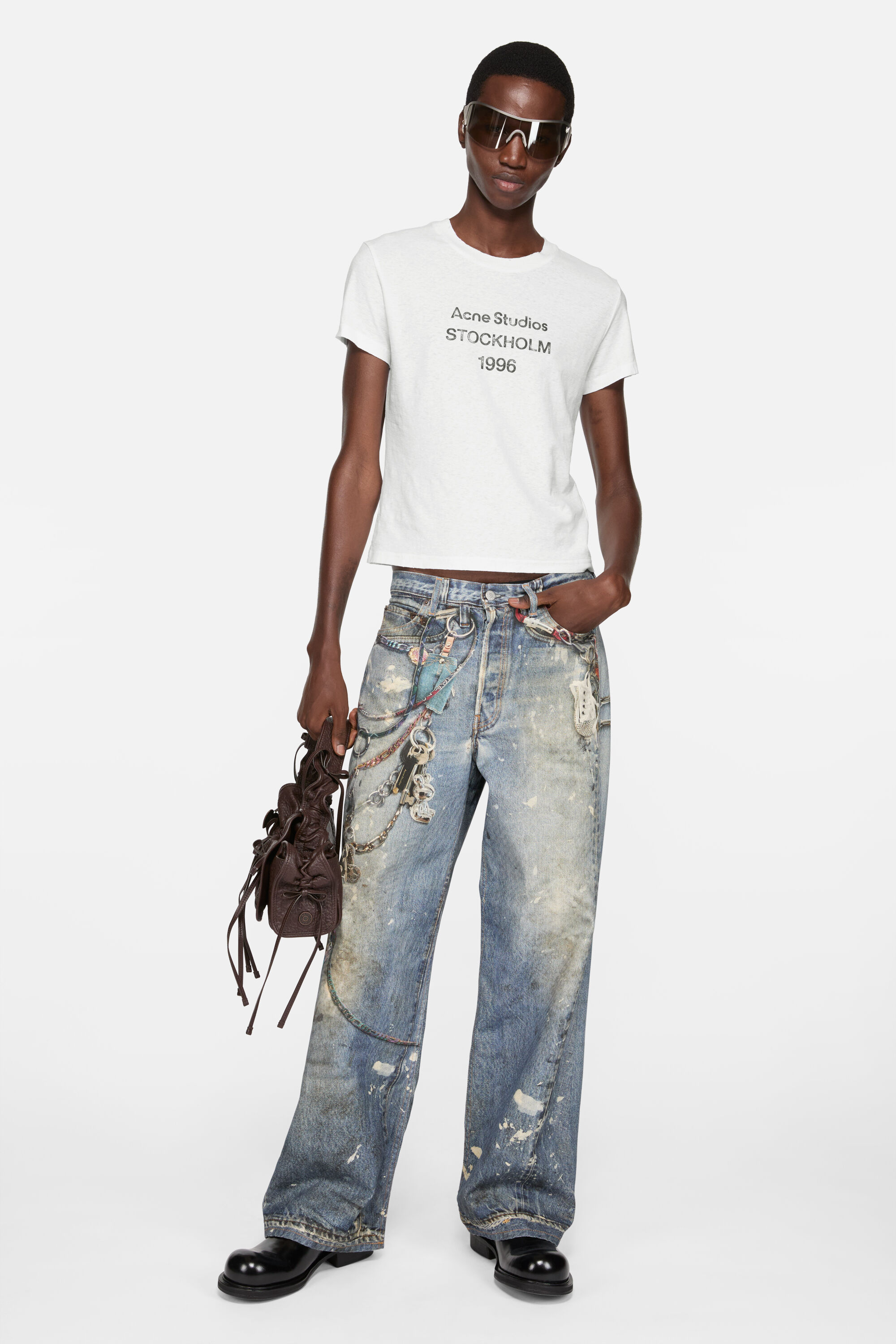 Acne Studios - Loose fit trousers - 1981 - Mid Blue